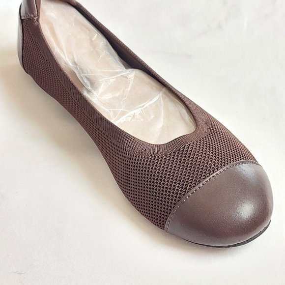 Frank Mully Women's Ballet Flats Round Toe Walking Flats - Picture 5 of 10